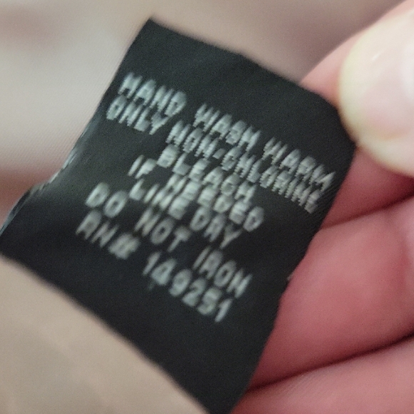 Baccini Women's Champaigne Metallic Vegan Leather Jacket - Picture 11 of 11